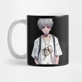 Hip hop style anime boys funny Mug